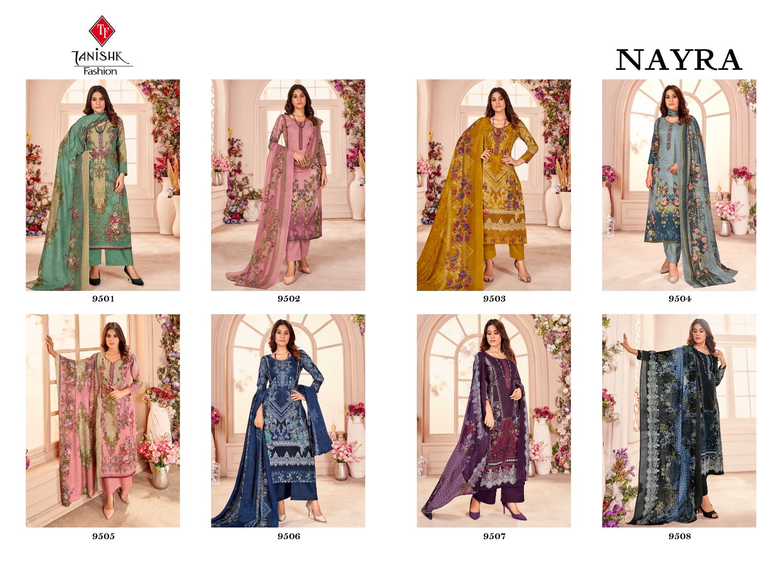 NAYRA BY TANISHK ADORABLE PAKISTANI PRINT SALWAR KAMEEZ WHOLESALER