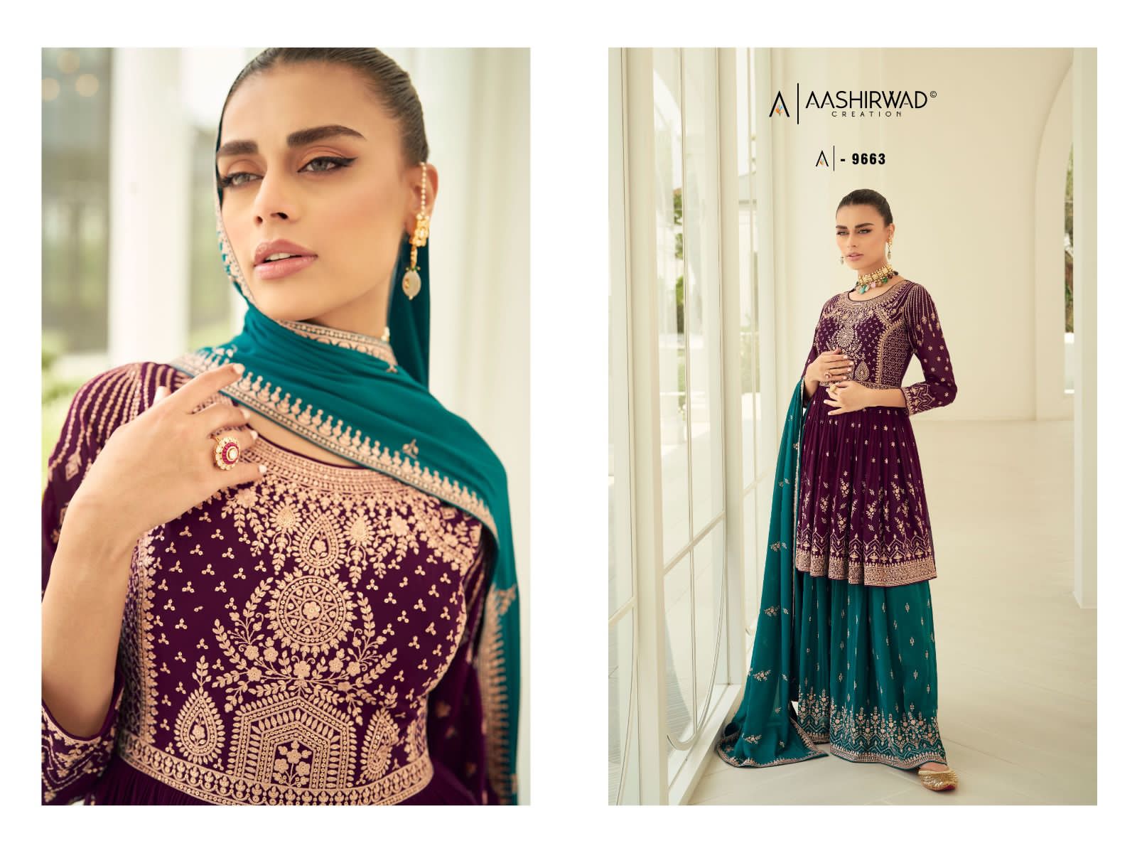 Aashirwad Gulkand Somya Wholesale Designer Free Size Salwar Suits