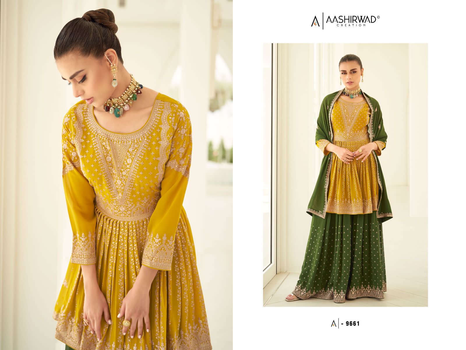 Aashirwad Gulkand Somya Wholesale Designer Free Size Salwar Suits