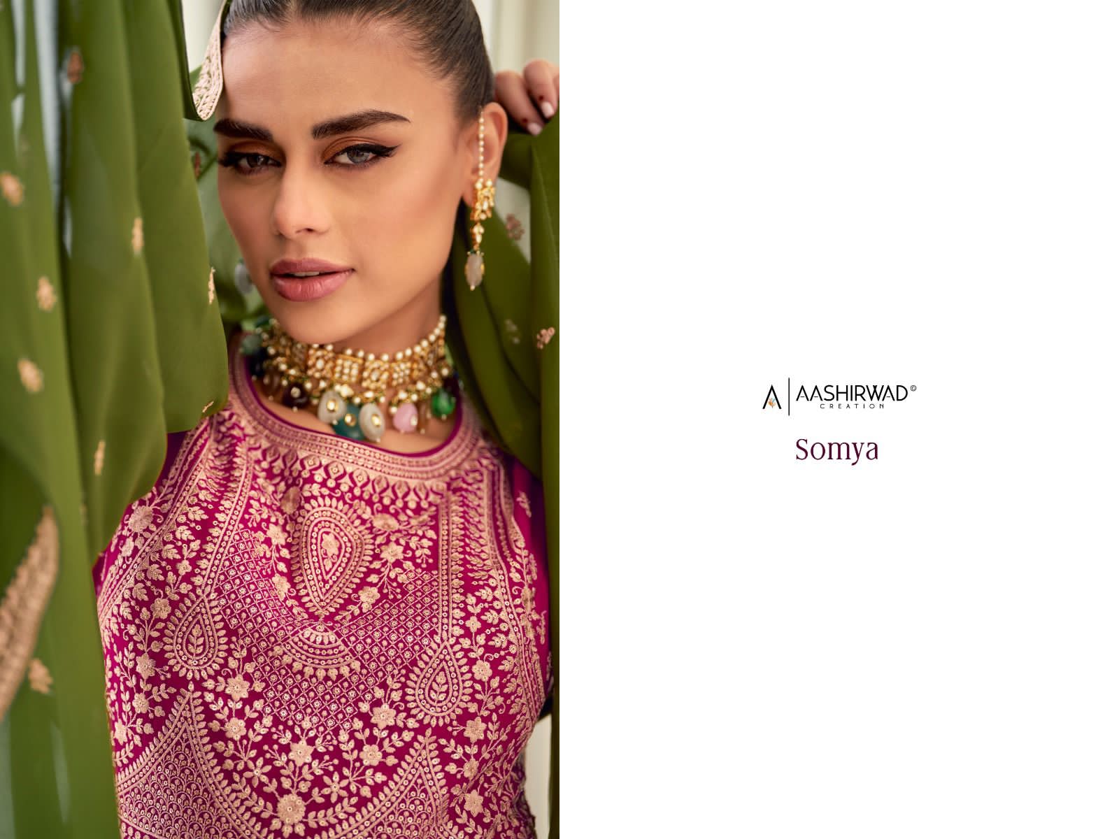 Aashirwad Gulkand Somya Wholesale Designer Free Size Salwar Suits