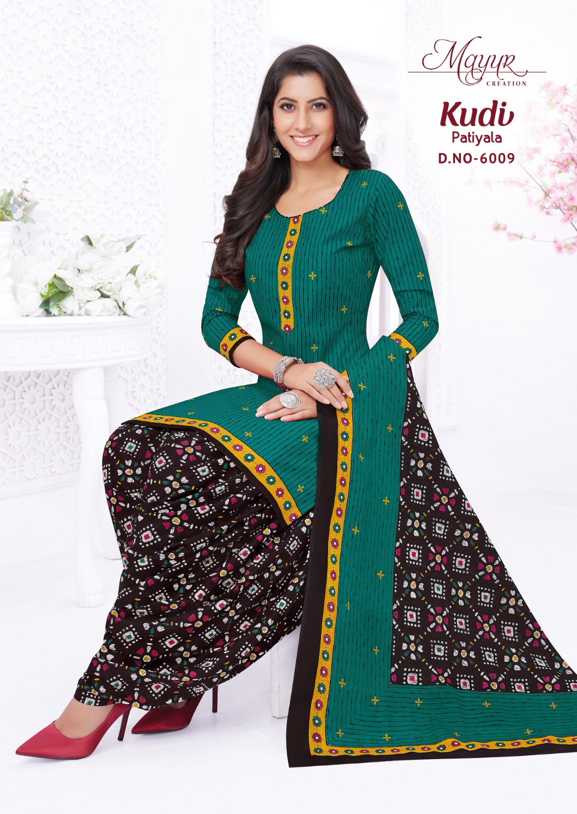 Mayur Kudi Patiyala Vol-6 Wholesale Patiyala Cotton Dress Material