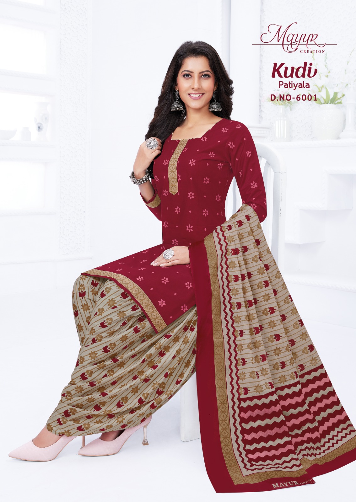 Mayur Kudi Patiyala Vol-6 Wholesale Patiyala Cotton Dress Material