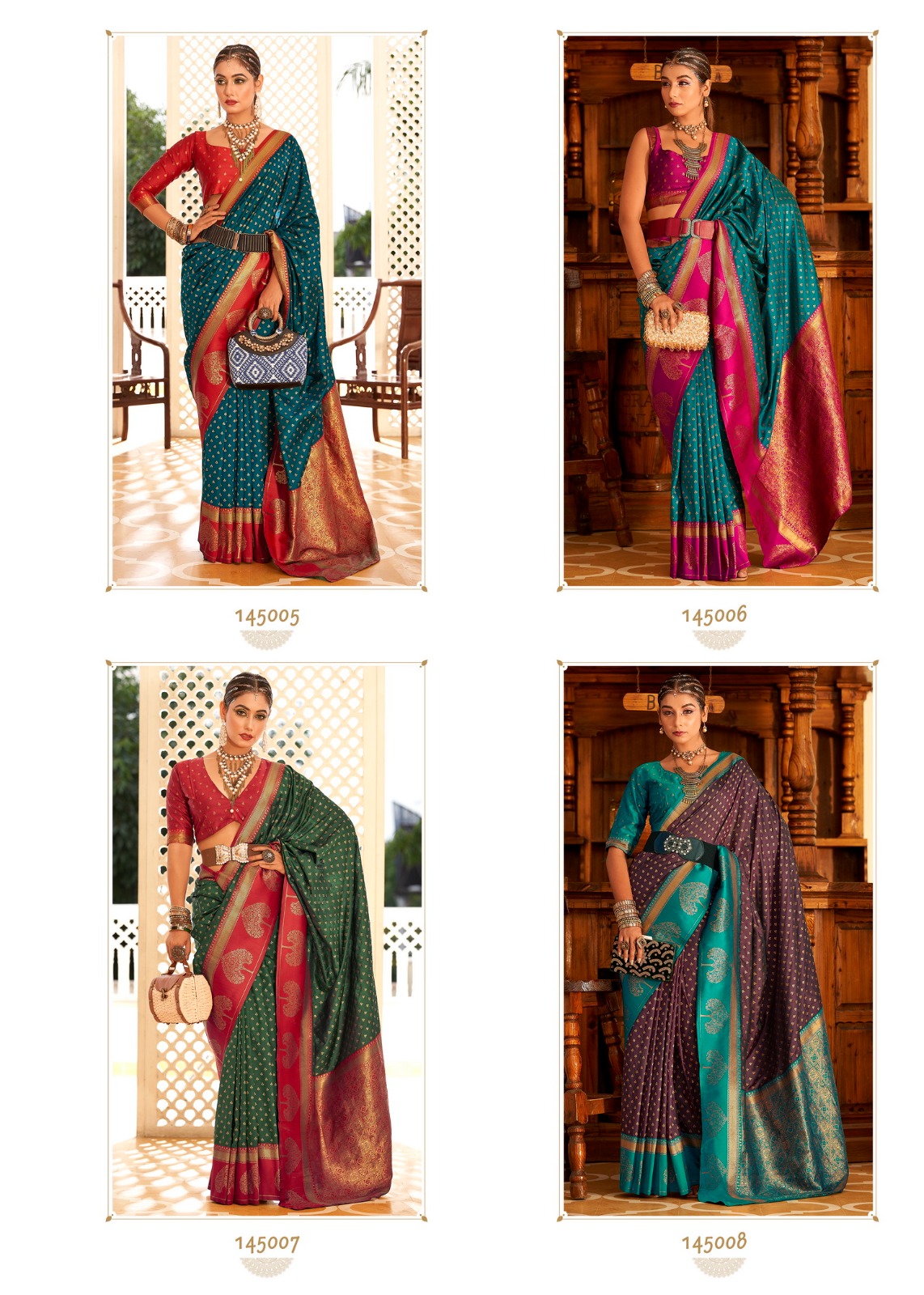 Rajpath Vrishabha Silk Wholesale Soft Banarasi Paithani Party Wear Sarees