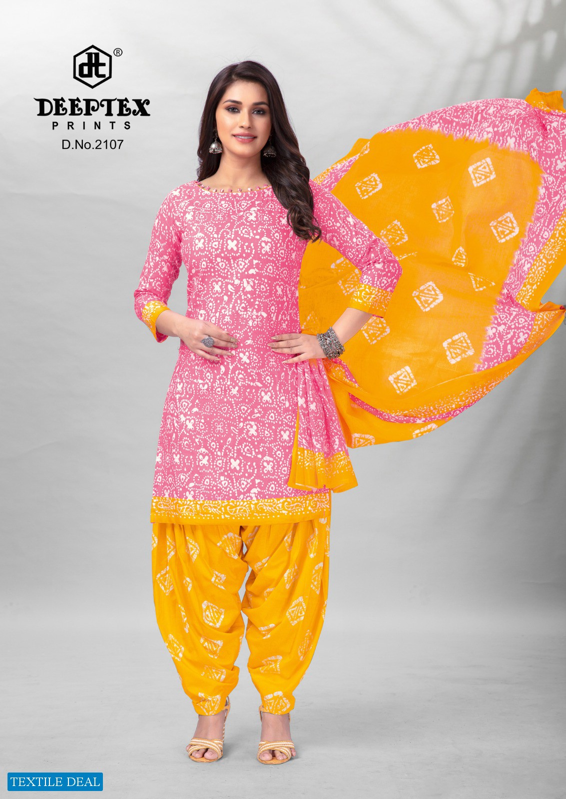 Deeptex Batik Plus Vol-21 Wholesale Pure Cotton Printed Dress Material