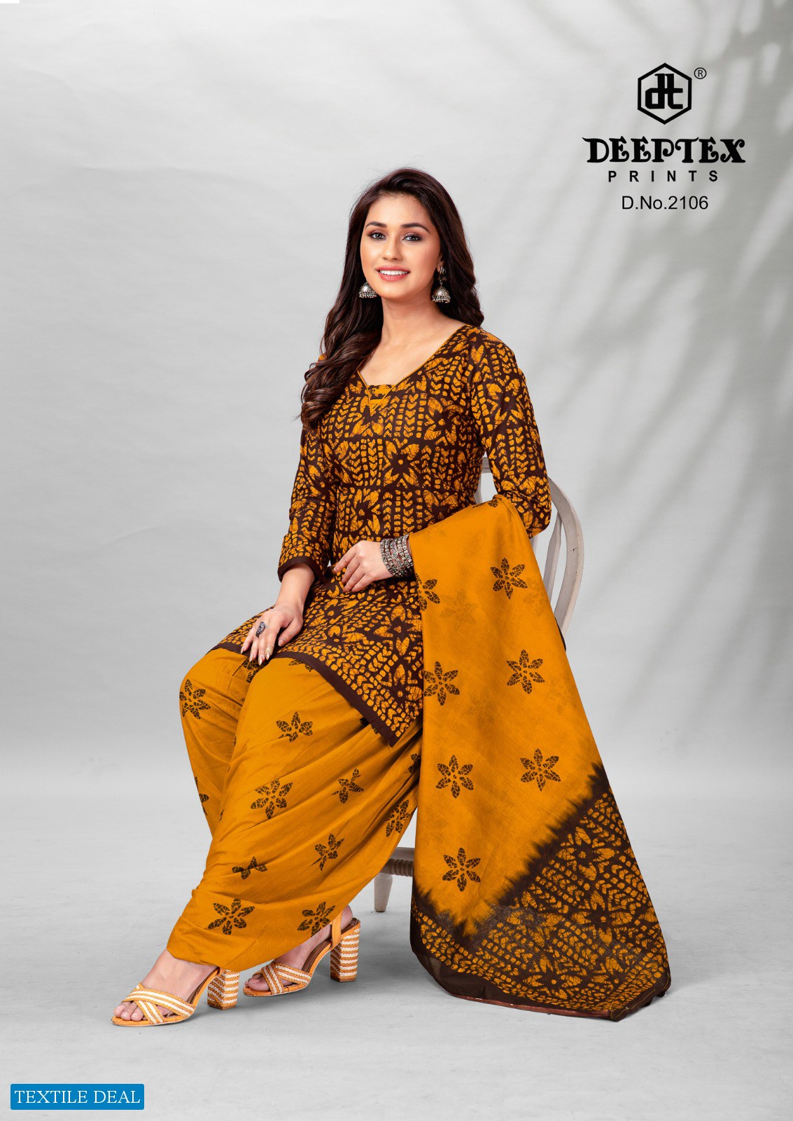 Deeptex Batik Plus Vol-21 Wholesale Pure Cotton Printed Dress Material