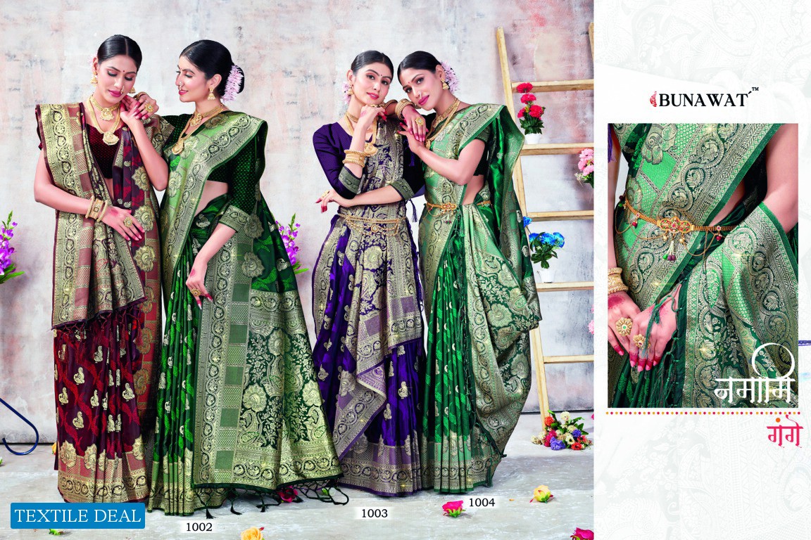Bunawat Mukta Wholesale Banarasi Silk Ethnic Sarees