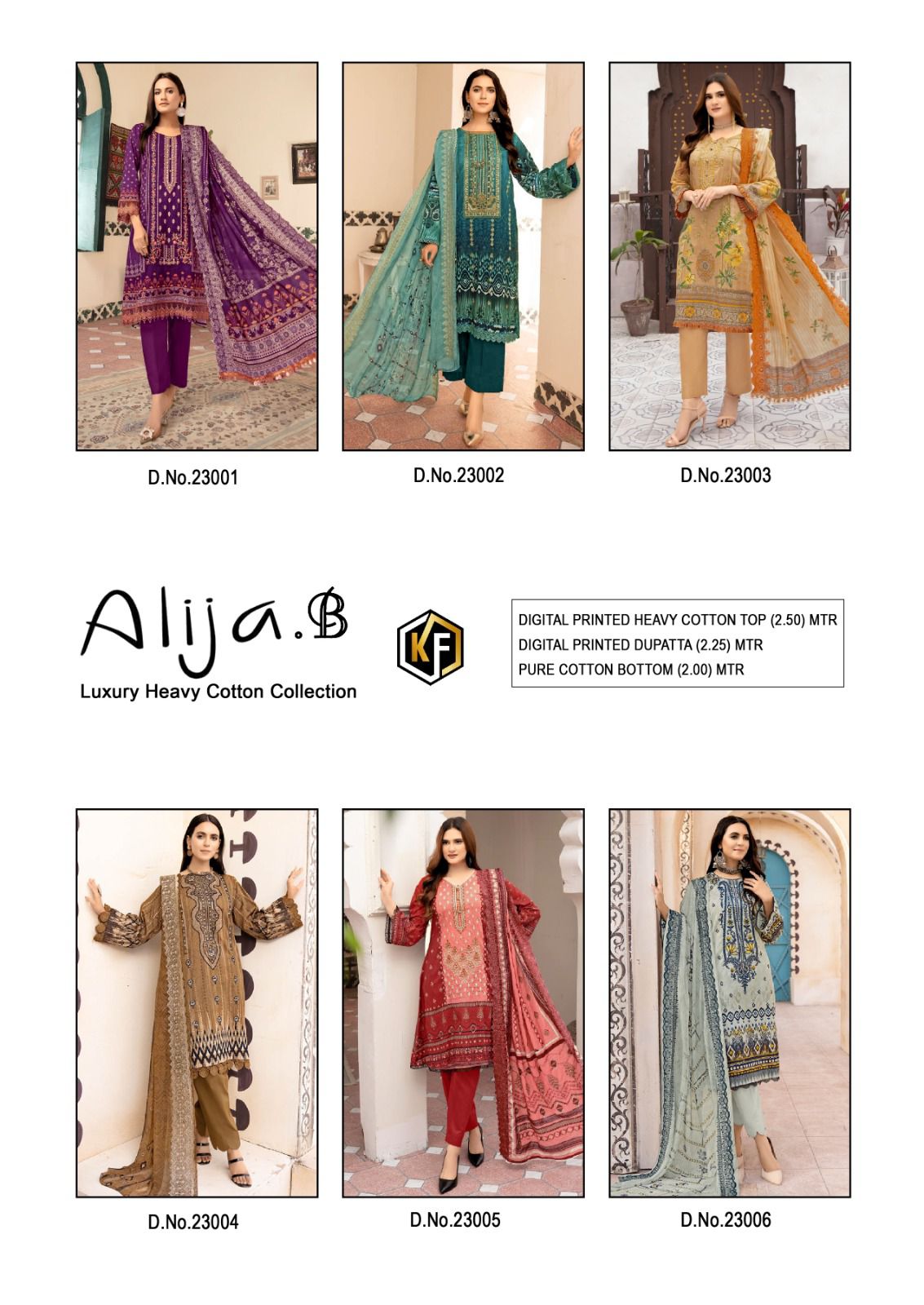 Keval Fab Alija B Vol-23 Wholesale Luxury Heavy Cotton Collection