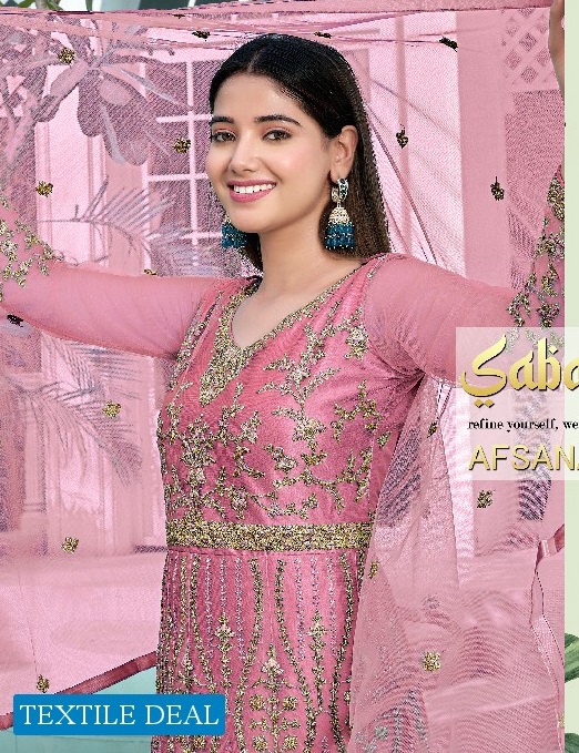 Sabah Afsana 1006 Colour Wholesale Designer Ethnic Salwar Suits