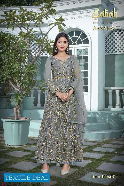 Sabah Afsana 1006 Colour Wholesale Designer Ethnic Salwar Suits