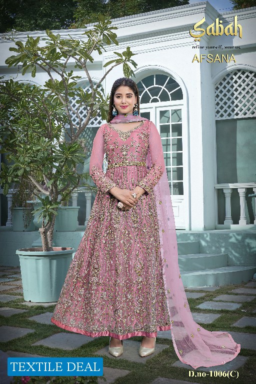 Sabah Afsana 1006 Colour Wholesale Designer Ethnic Salwar Suits