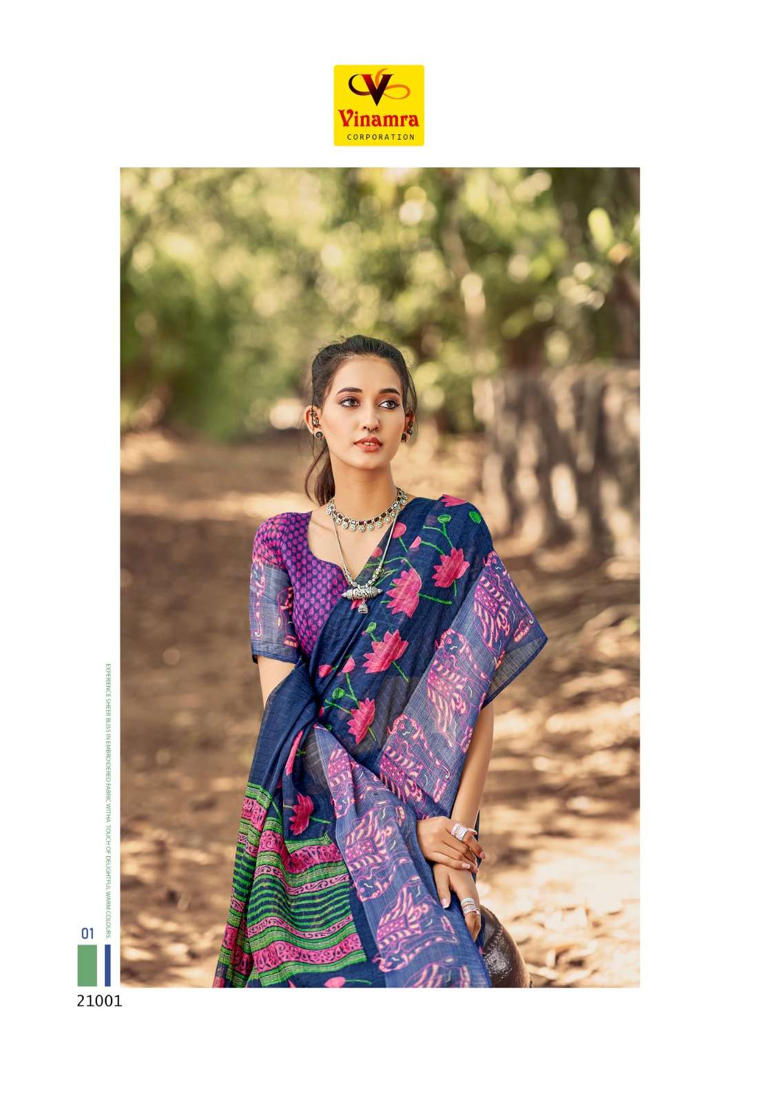 VINAMRA PRESENT VACANZA COTTON VOL 1 FANCY ADORABLE SAREES COLLECTION
