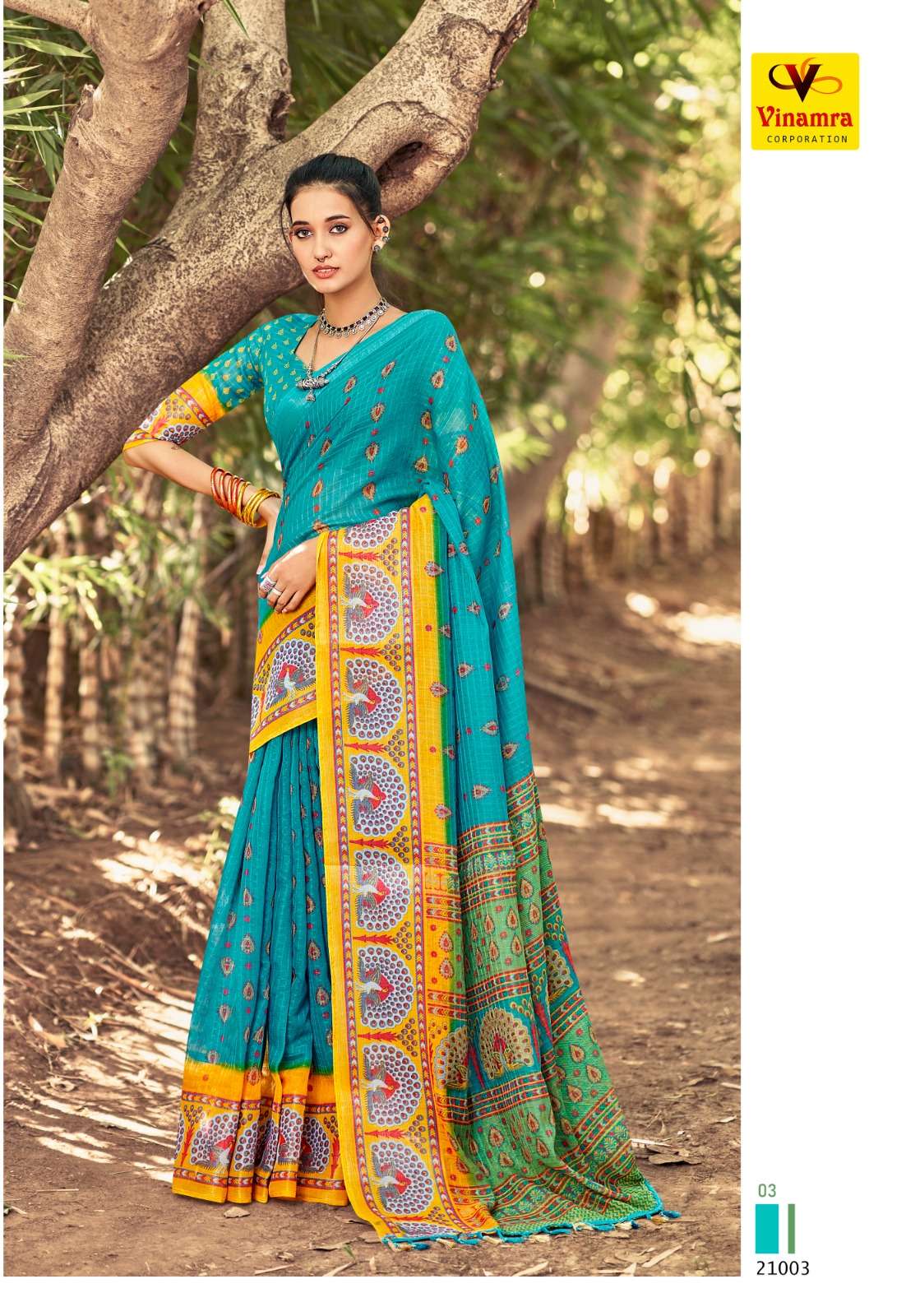 VINAMRA PRESENT VACANZA COTTON VOL 1 FANCY ADORABLE SAREES COLLECTION