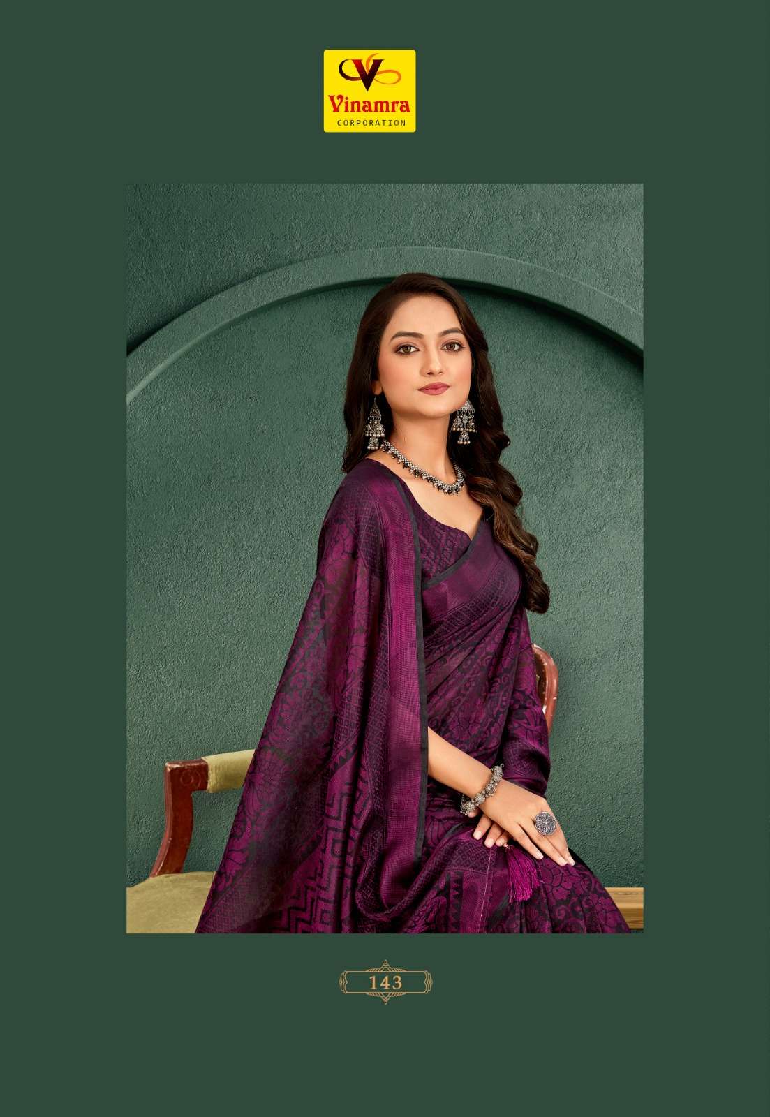 JACQUARD BRASSO VOL 6 BY VINAMRA FANCY COTTON BRASSO SAREES COLLECTION