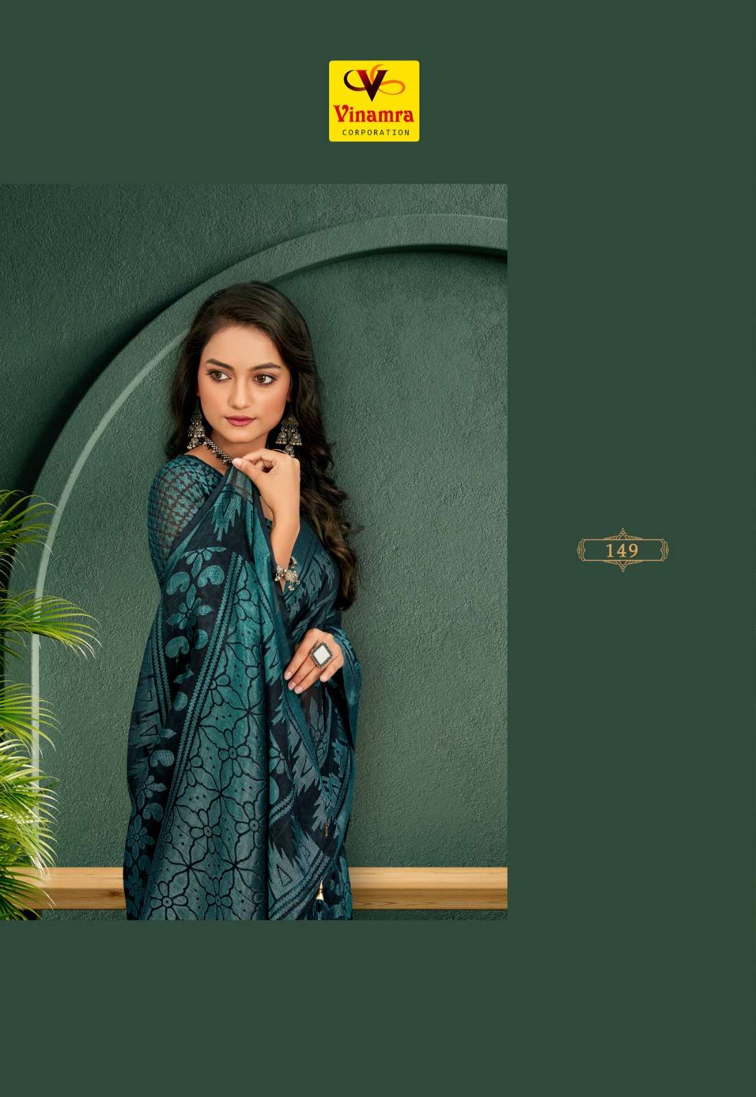 JACQUARD BRASSO VOL 6 BY VINAMRA FANCY COTTON BRASSO SAREES COLLECTION