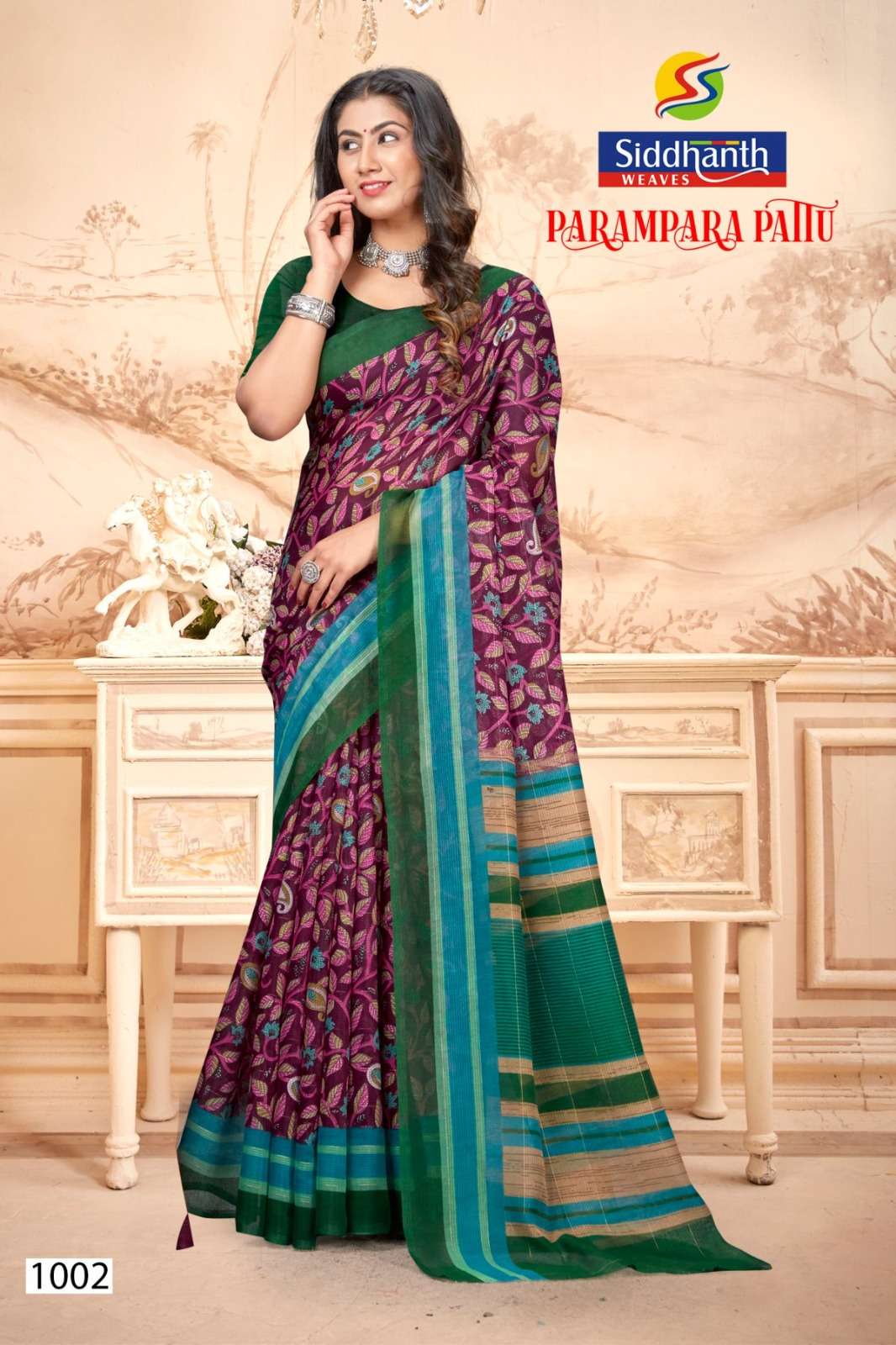 SIDDHANTH WEAVES PRESENT PARAMPARA PATTU FANCY ADORABLE SAREES COLLECTION