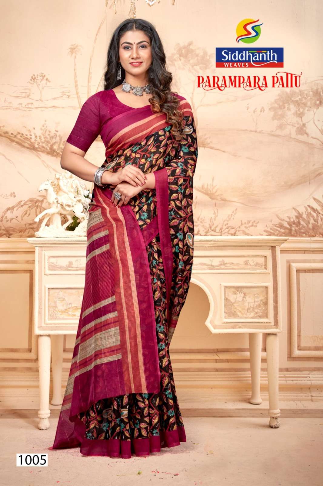 SIDDHANTH WEAVES PRESENT PARAMPARA PATTU FANCY ADORABLE SAREES COLLECTION