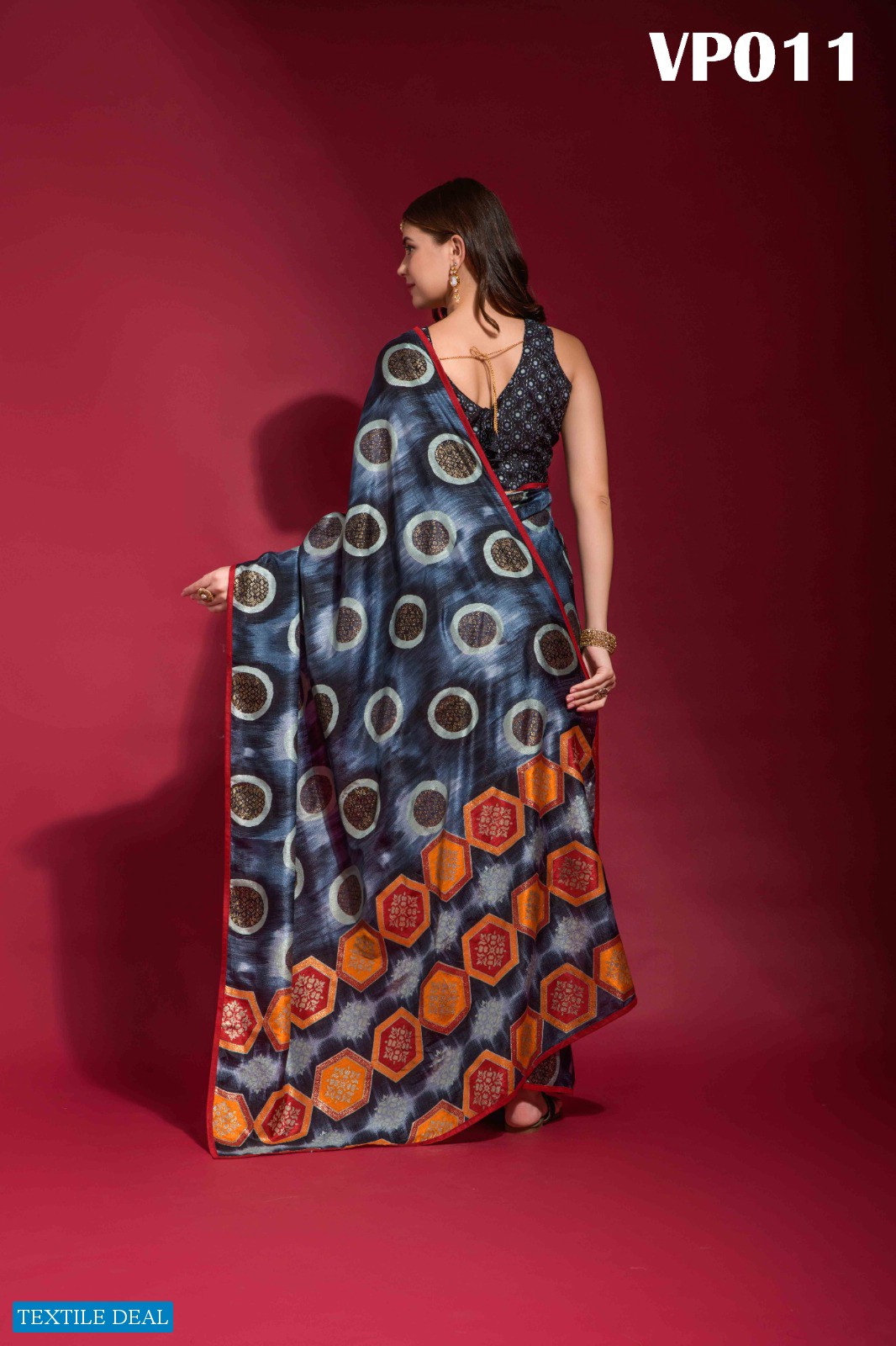 Fashion Berry Adveti Wholesale Majestic Smooth Silk Ethnic Sarees
