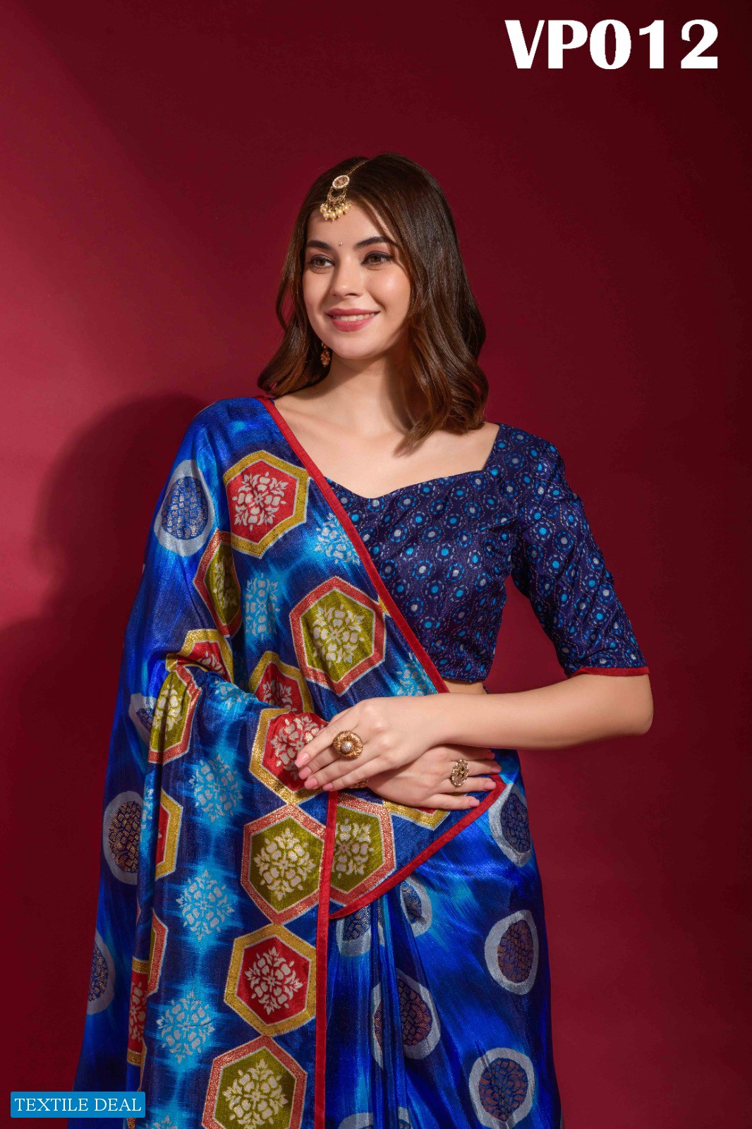 Fashion Berry Adveti Wholesale Majestic Smooth Silk Ethnic Sarees