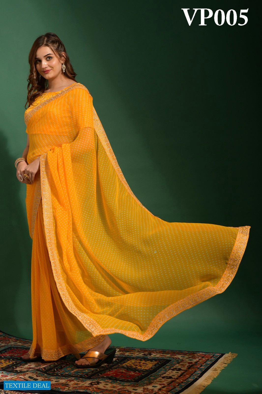 Fashion Berry Bandhani Wholesale Bandhani Printed Embroidery Work Ethnic Sarees