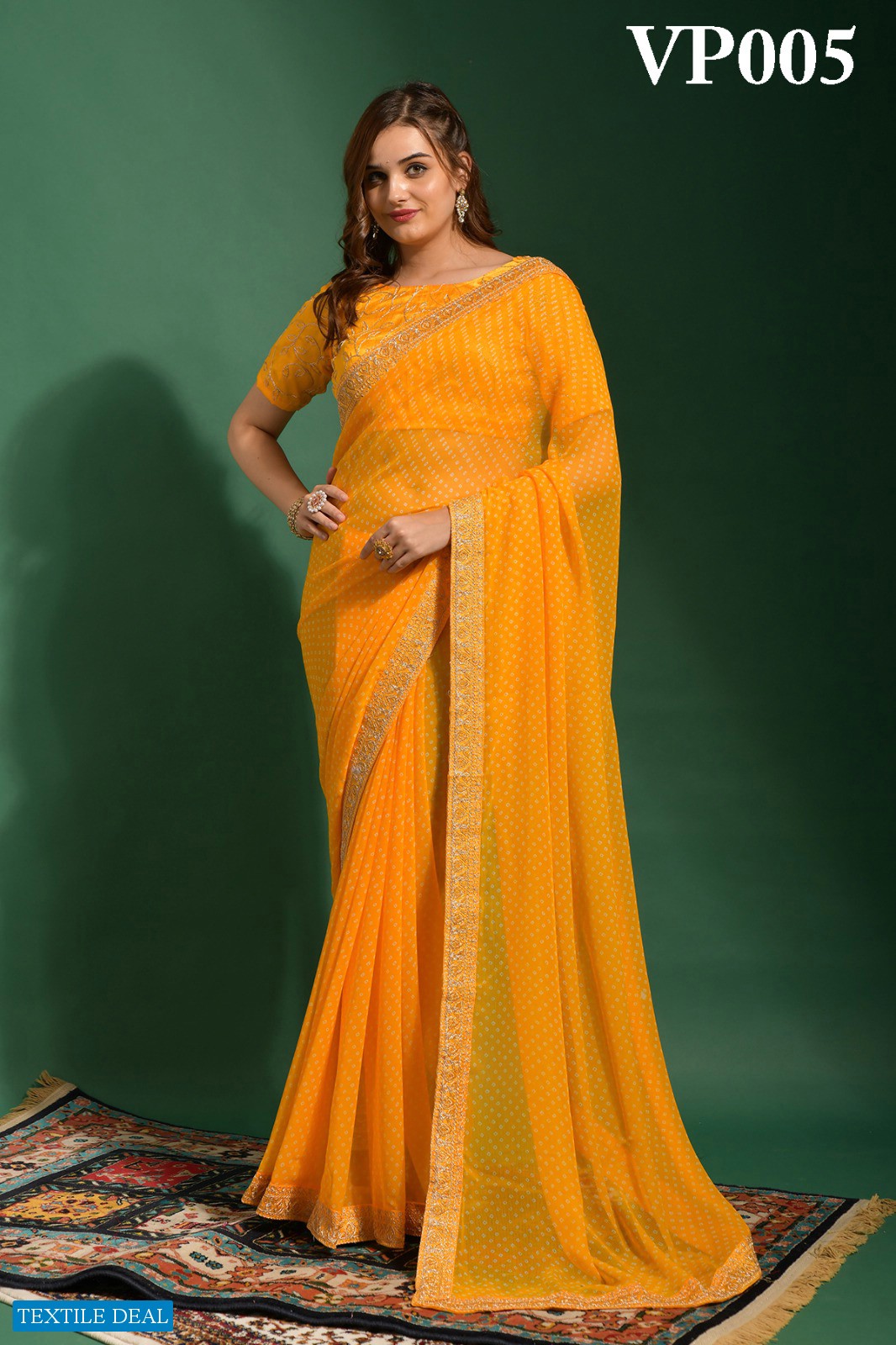 Fashion Berry Bandhani Wholesale Bandhani Printed Embroidery Work Ethnic Sarees