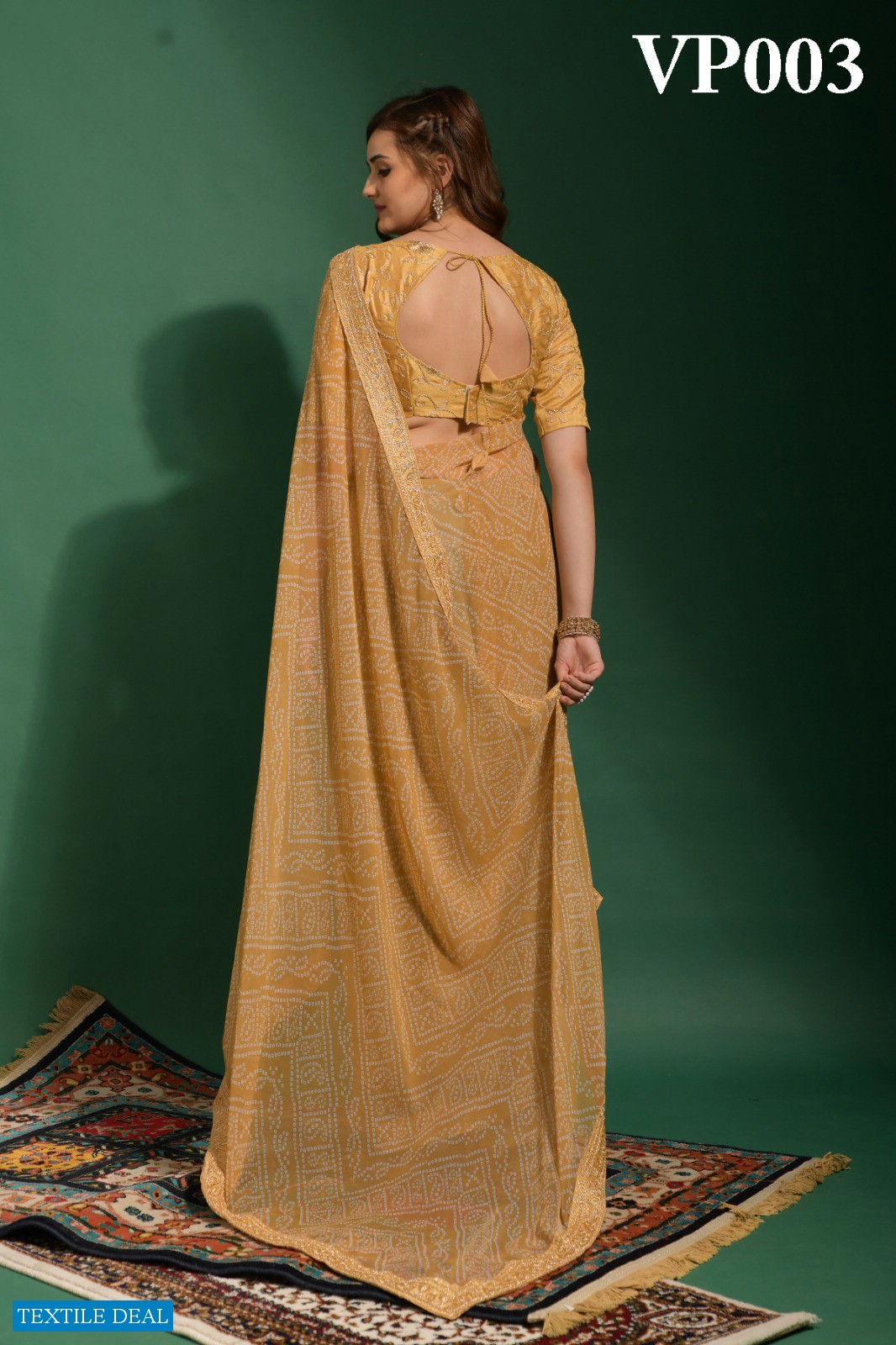 Fashion Berry Bandhani Wholesale Bandhani Printed Embroidery Work Ethnic Sarees