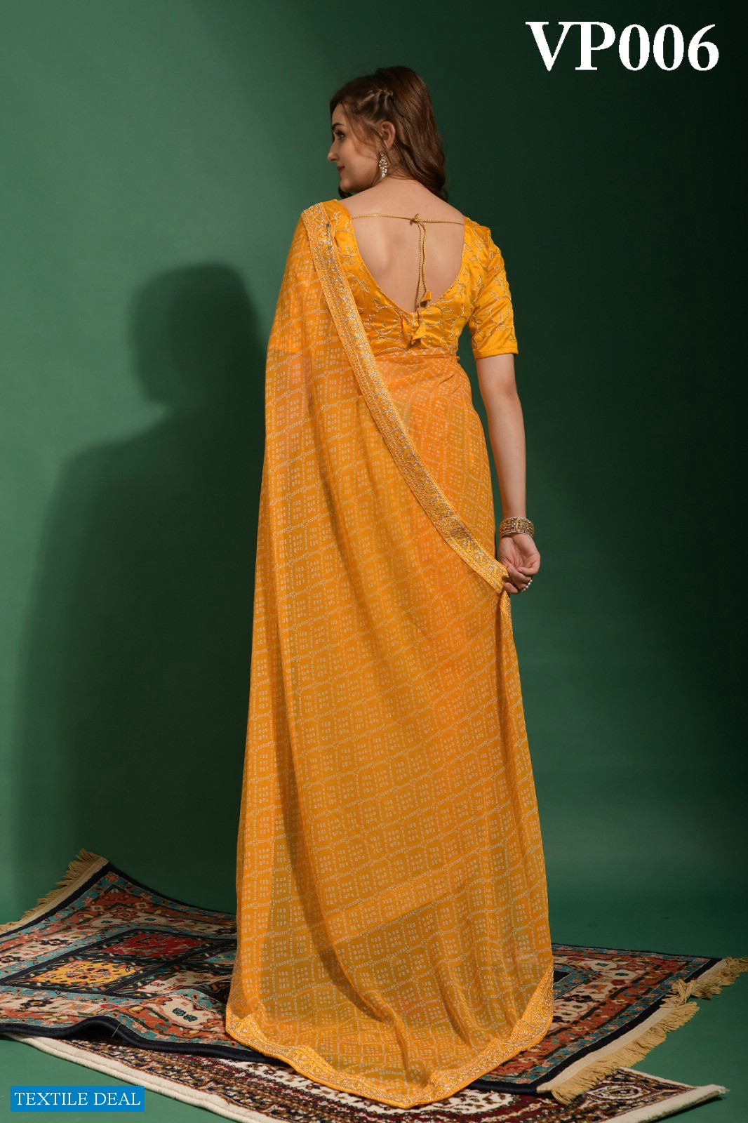 Fashion Berry Bandhani Wholesale Bandhani Printed Embroidery Work Ethnic Sarees