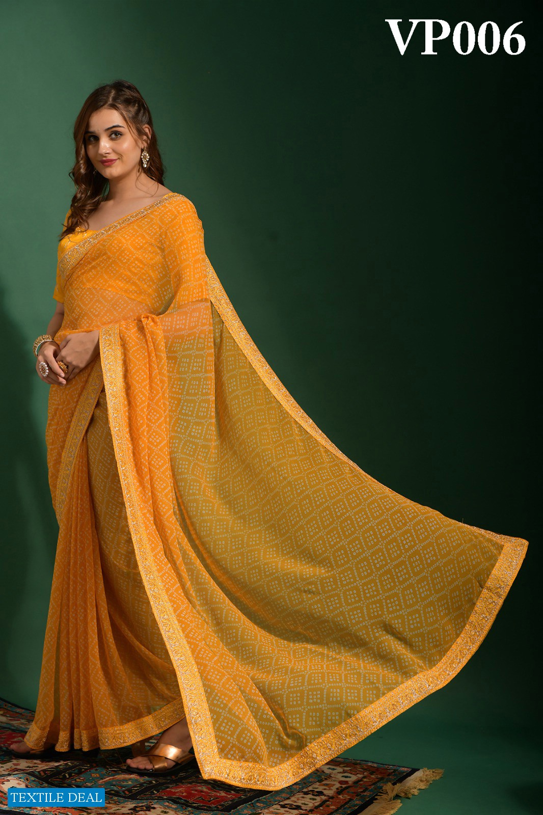 Fashion Berry Bandhani Wholesale Bandhani Printed Embroidery Work Ethnic Sarees