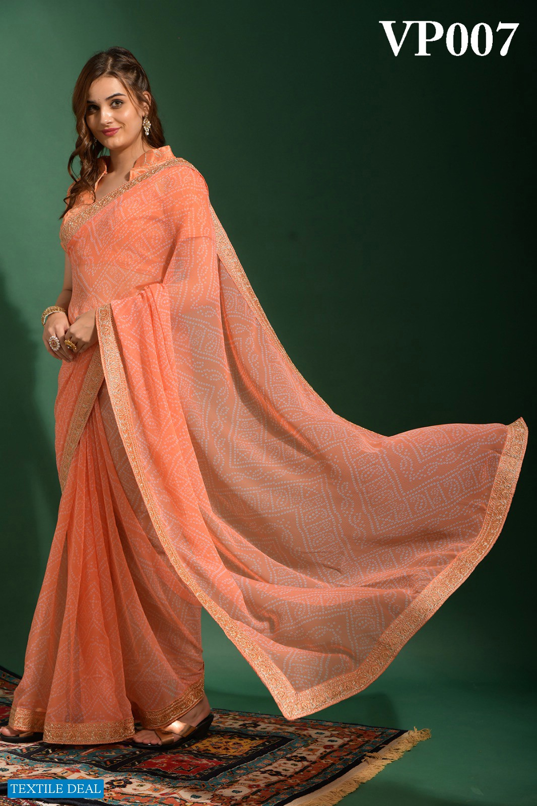 Fashion Berry Bandhani Wholesale Bandhani Printed Embroidery Work Ethnic Sarees