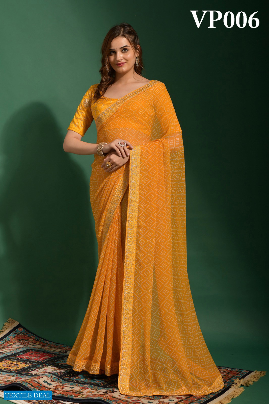 Fashion Berry Bandhani Wholesale Bandhani Printed Embroidery Work Ethnic Sarees