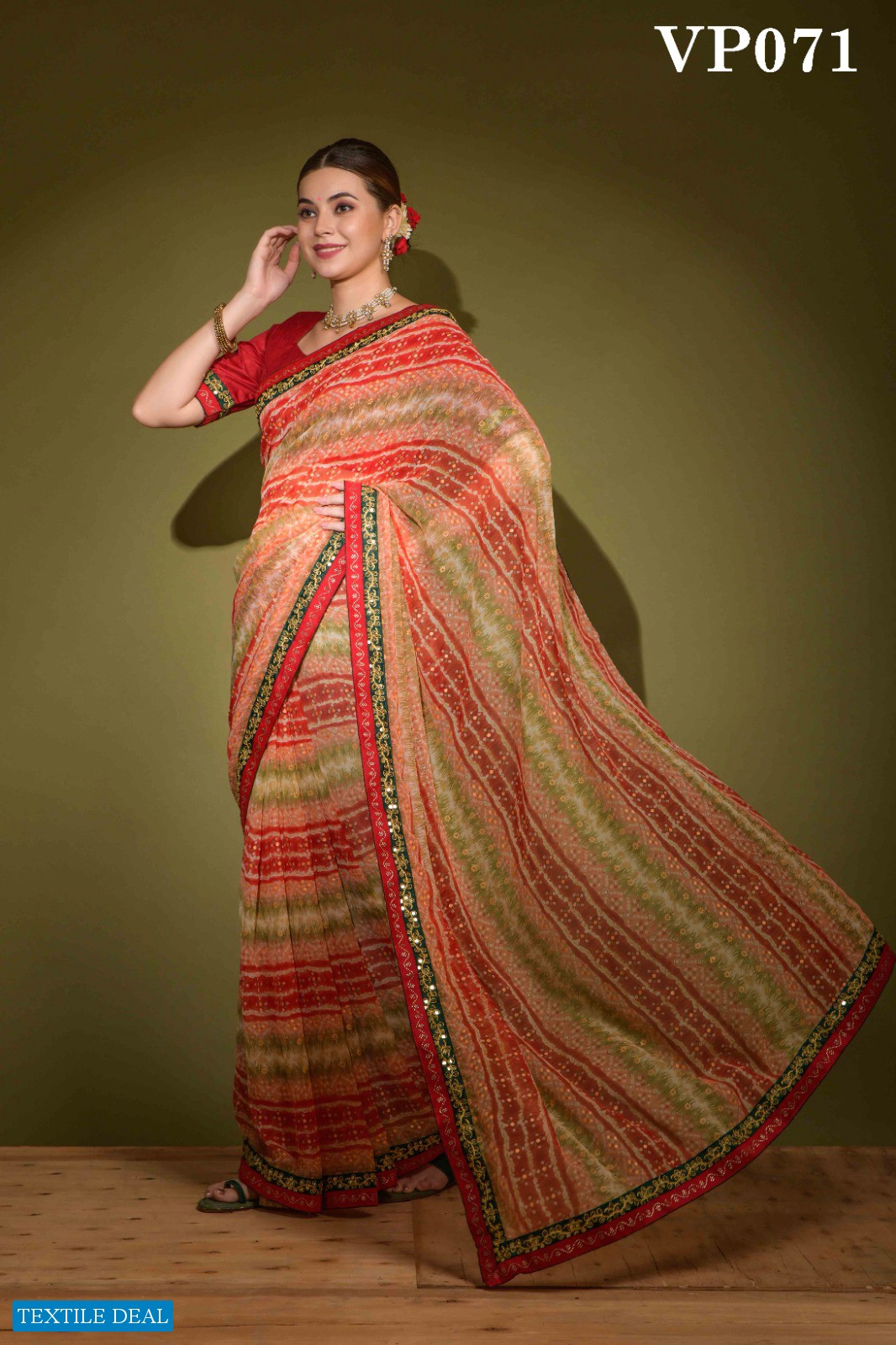 Fashion Berry Radhe Wholesale Heavy Georgette With Work Sarees