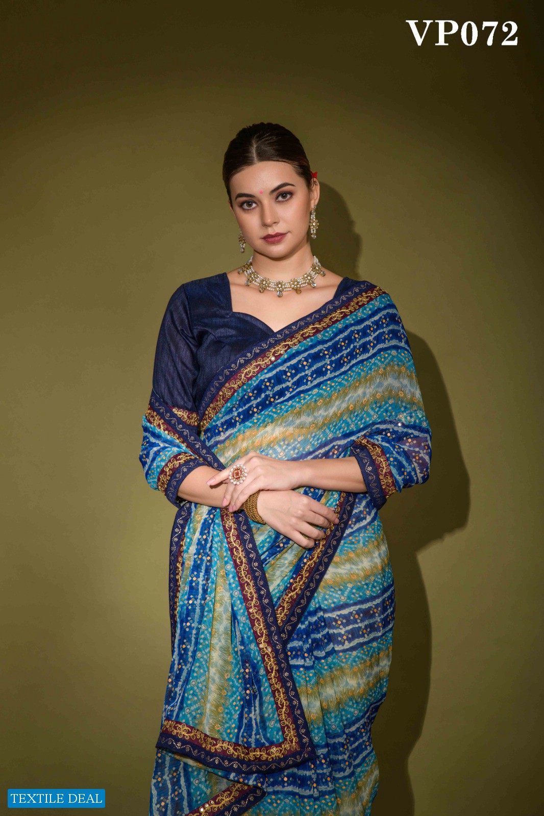 Fashion Berry Radhe Wholesale Heavy Georgette With Work Sarees