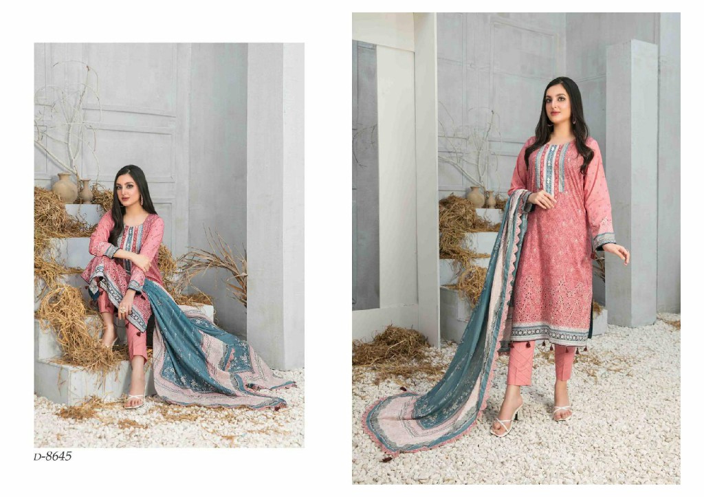 Tawakkal Freya Embroidered Lawn Shirt Lawn Embroidered Dupatta Pakistani Suits