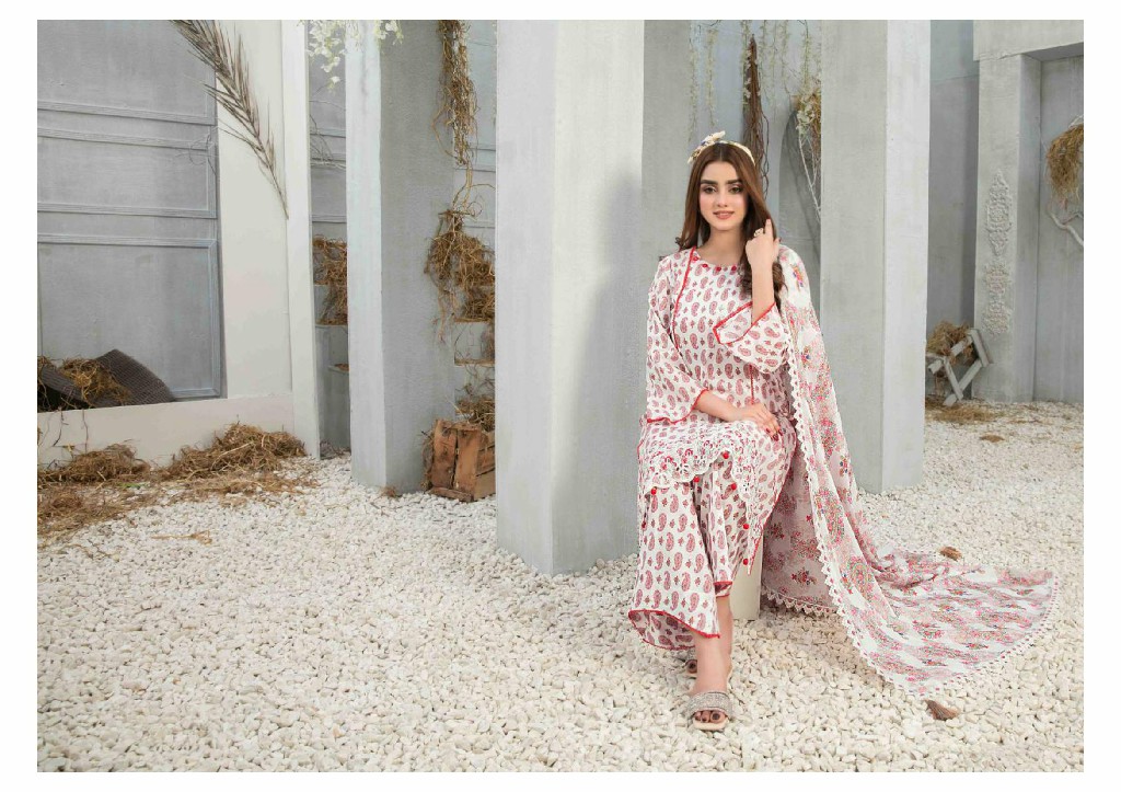 Tawakkal Freya Embroidered Lawn Shirt Lawn Embroidered Dupatta Pakistani Suits