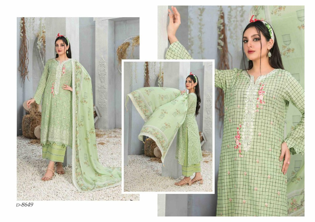 Tawakkal Freya Embroidered Lawn Shirt Lawn Embroidered Dupatta Pakistani Suits