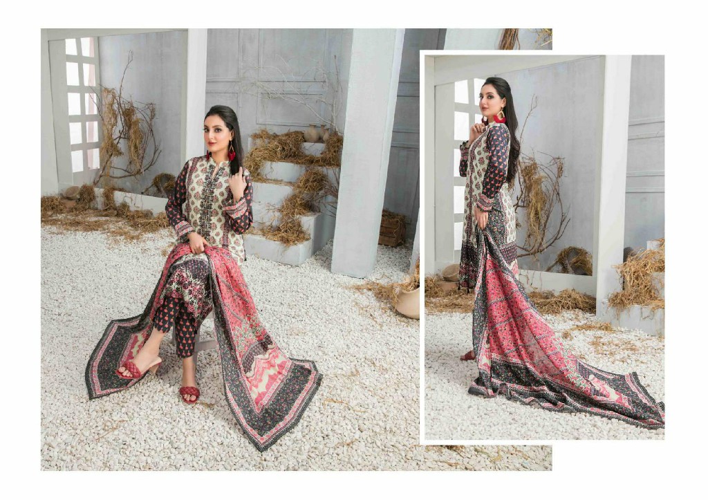 Tawakkal Freya Embroidered Lawn Shirt Lawn Embroidered Dupatta Pakistani Suits