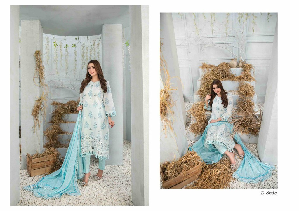 Tawakkal Freya Embroidered Lawn Shirt Lawn Embroidered Dupatta Pakistani Suits