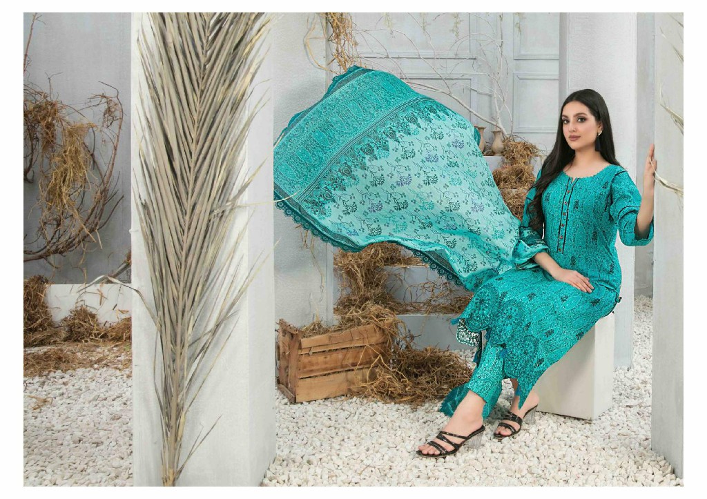 Tawakkal Freya Embroidered Lawn Shirt Lawn Embroidered Dupatta Pakistani Suits