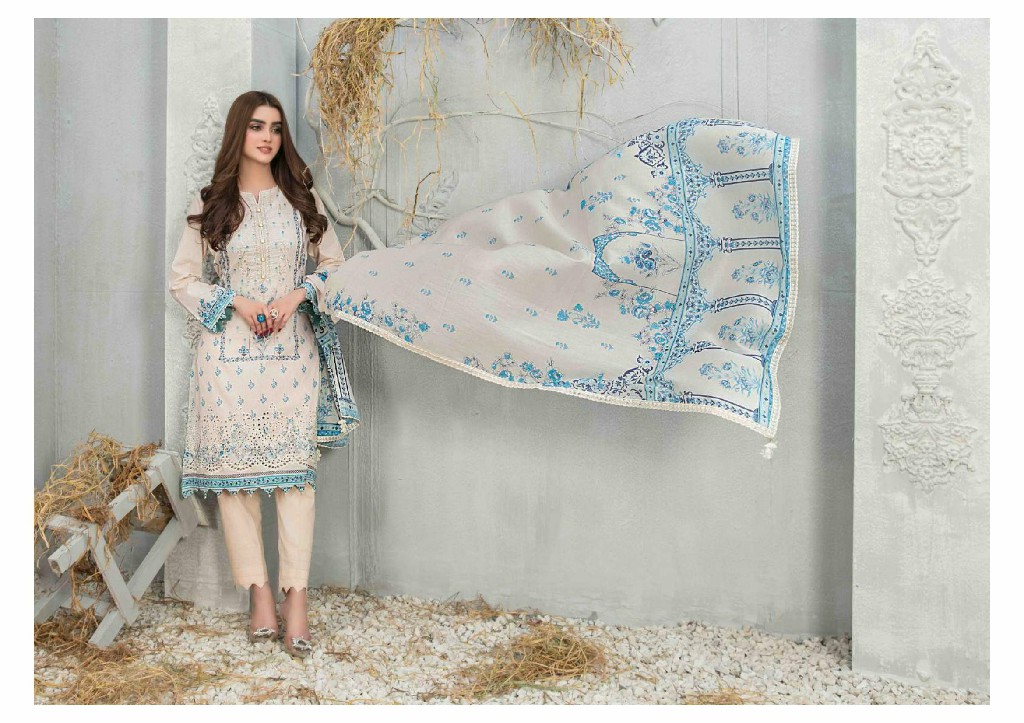 Tawakkal Freya Embroidered Lawn Shirt Lawn Embroidered Dupatta Pakistani Suits