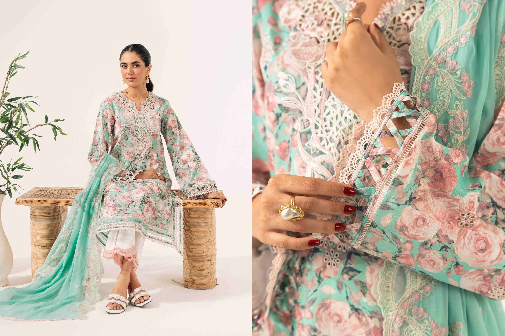 Sablev Fabrics Lila Unstitched Lawn 2023 Pakistani Suits