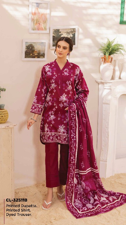 Gul Ahmed Summer Eden 3 Piece Unstitched Printed Lawn Pakistani Suits