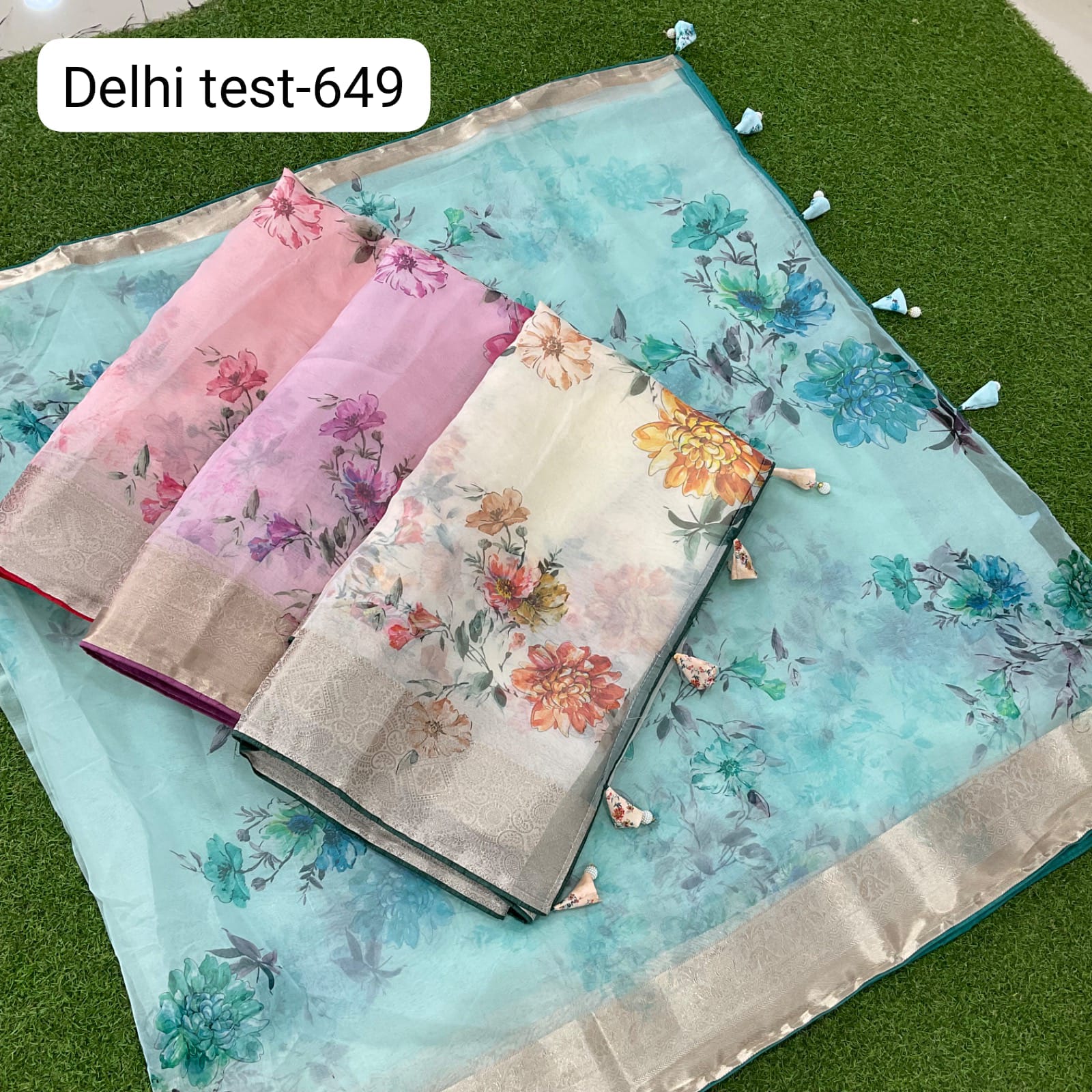 Kalpvellly Delhi Test D.no 649 Wholesale Dolla Silk Ethnic Sarees