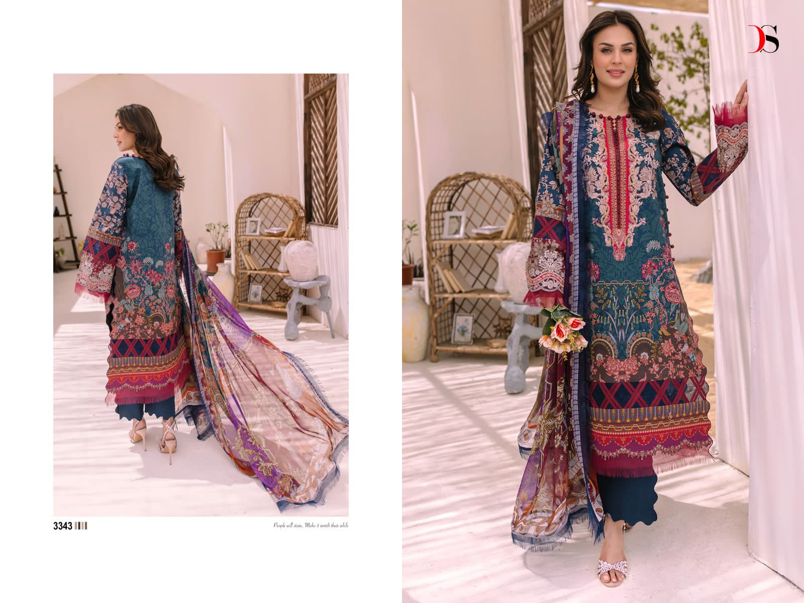 Deepsy Firdous Bliss Lawn 2023 Wholesale Pakistani Concept Suits