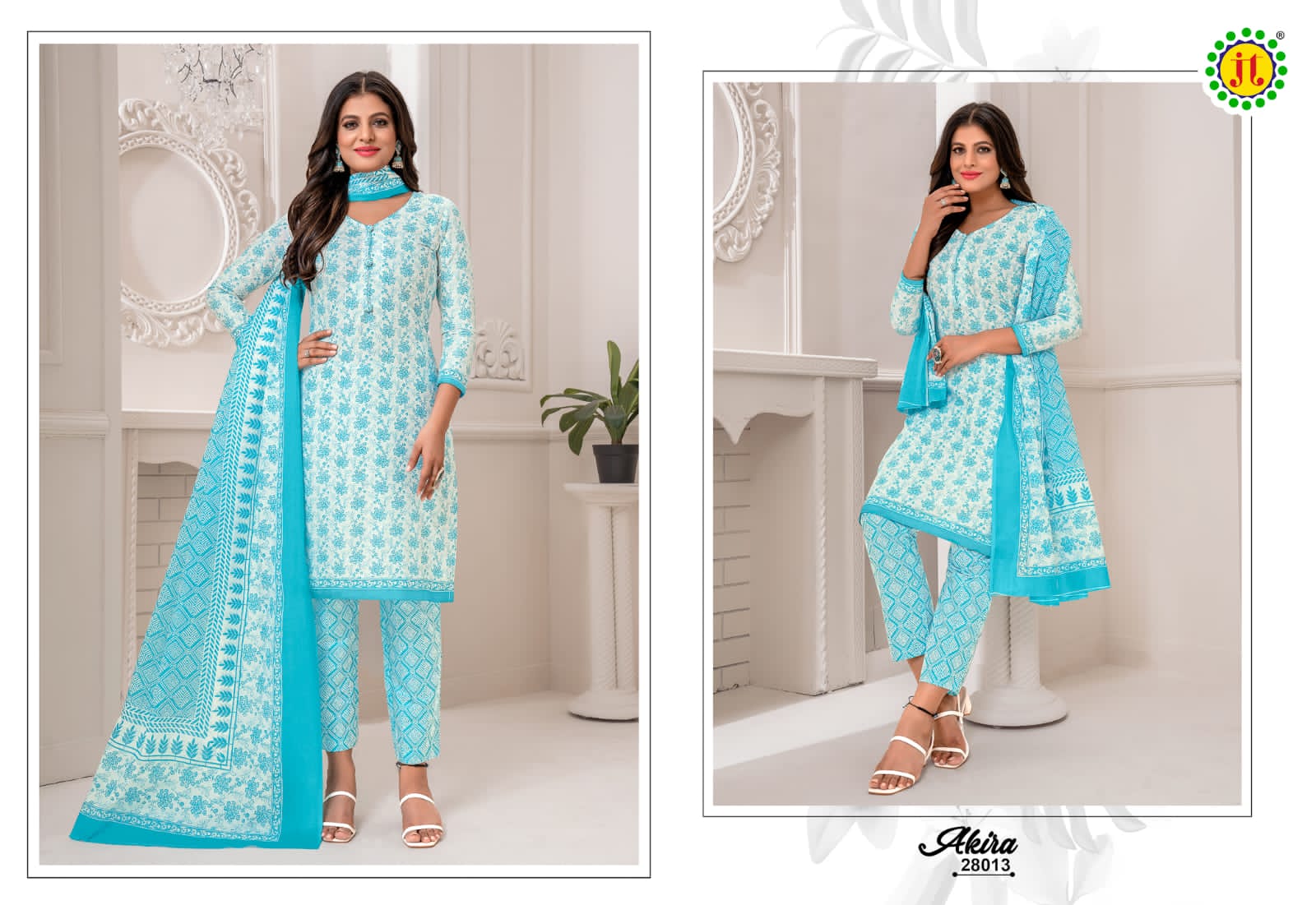 JT Akira Vol-28 Wholesale Pure Cotton Printed Dress Material