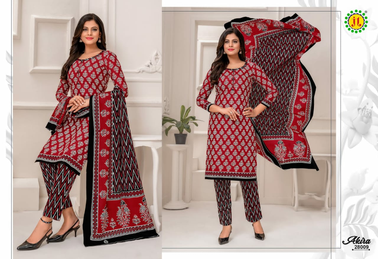 JT Akira Vol-28 Wholesale Pure Cotton Printed Dress Material