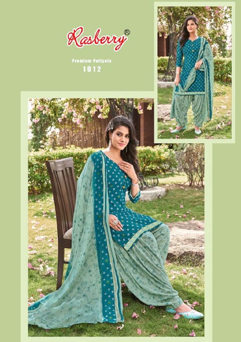 Rasberry Premium Patiyala Vol-1 Wholesale Cotton Dress Material