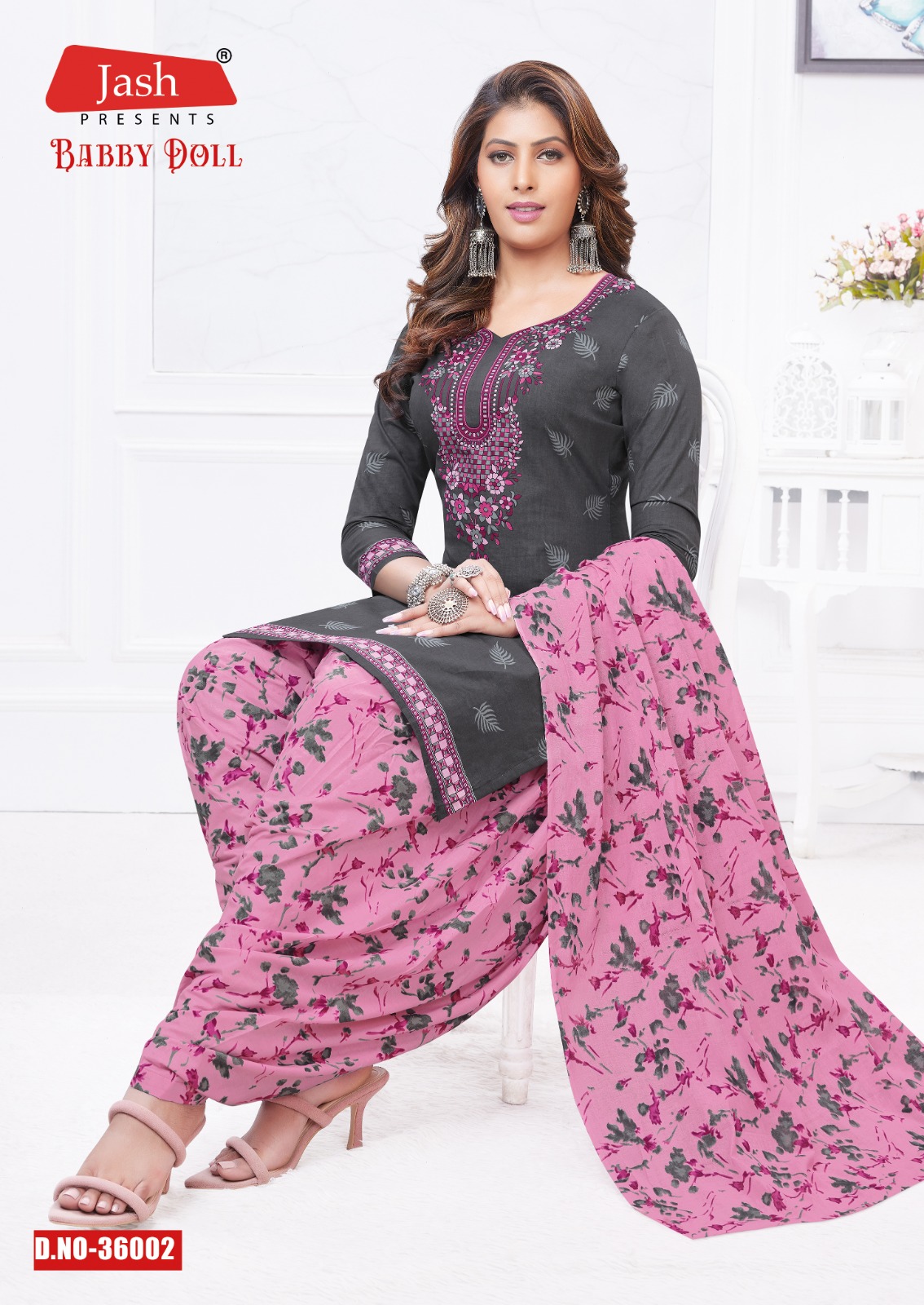 Jash Baby Doll Vol-36 Wholesale Pure Cotton Printed Dress Material