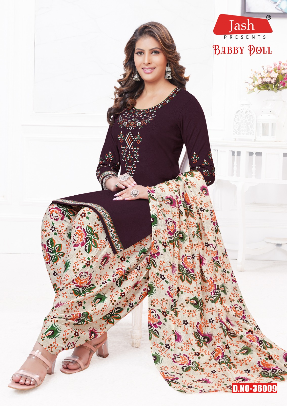 Jash Baby Doll Vol-36 Wholesale Pure Cotton Printed Dress Material