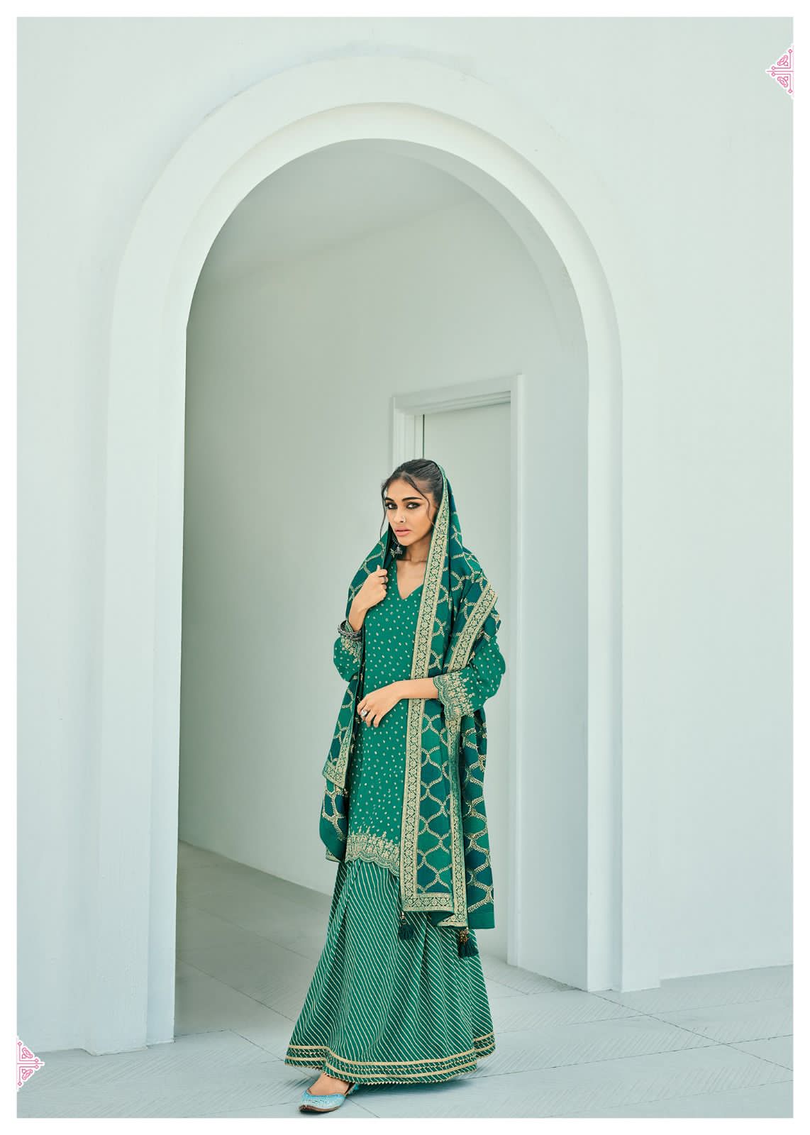 Varsha Andaaz Wholesale Viscose Muslin With Embroidery Salwar Suits