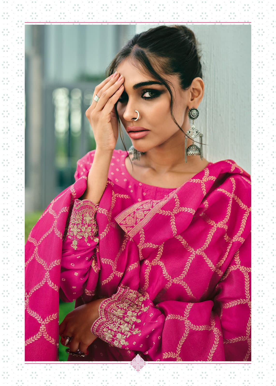 Varsha Andaaz Wholesale Viscose Muslin With Embroidery Salwar Suits