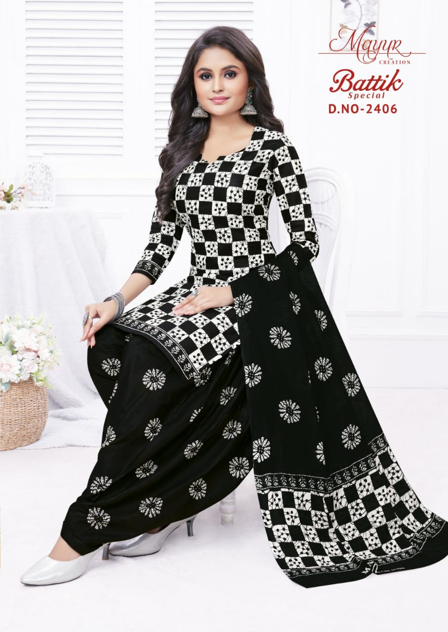 Mayur Batik Special Vol-24 Wholesale Pure Cotton Printed Dress Material